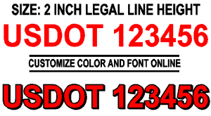 USDOT Decal
